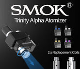SMOK Trinity Alpha Single 2.8ML Replacement Atomizer With 2 x Replacement Coils 1  59948.1555108495 1
